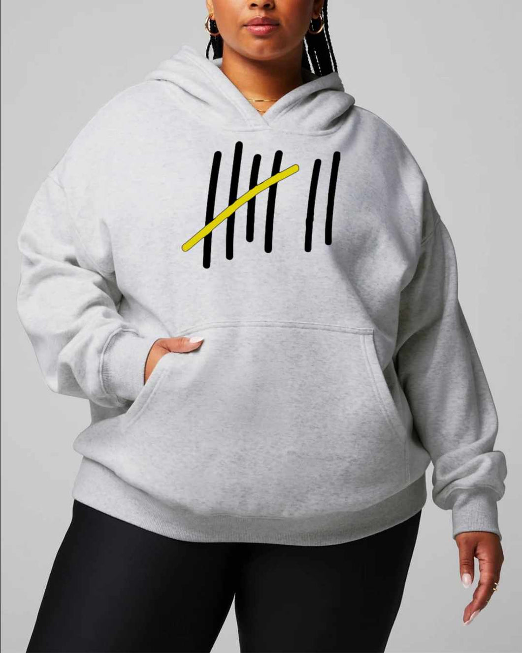 Men and Womens Plus SIze Two Tone Sevin Strikes Hoodie