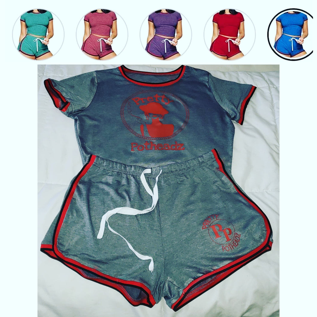 Womens 2 Piece Summer Short Set