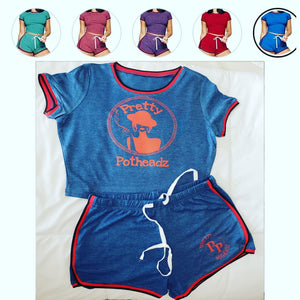 Womens 2 Piece Summer Short Set